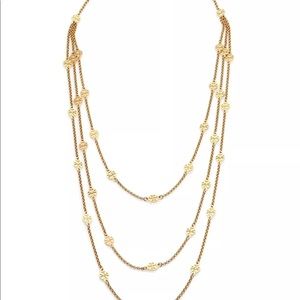 NWOT Tory Burch multi strain necklace